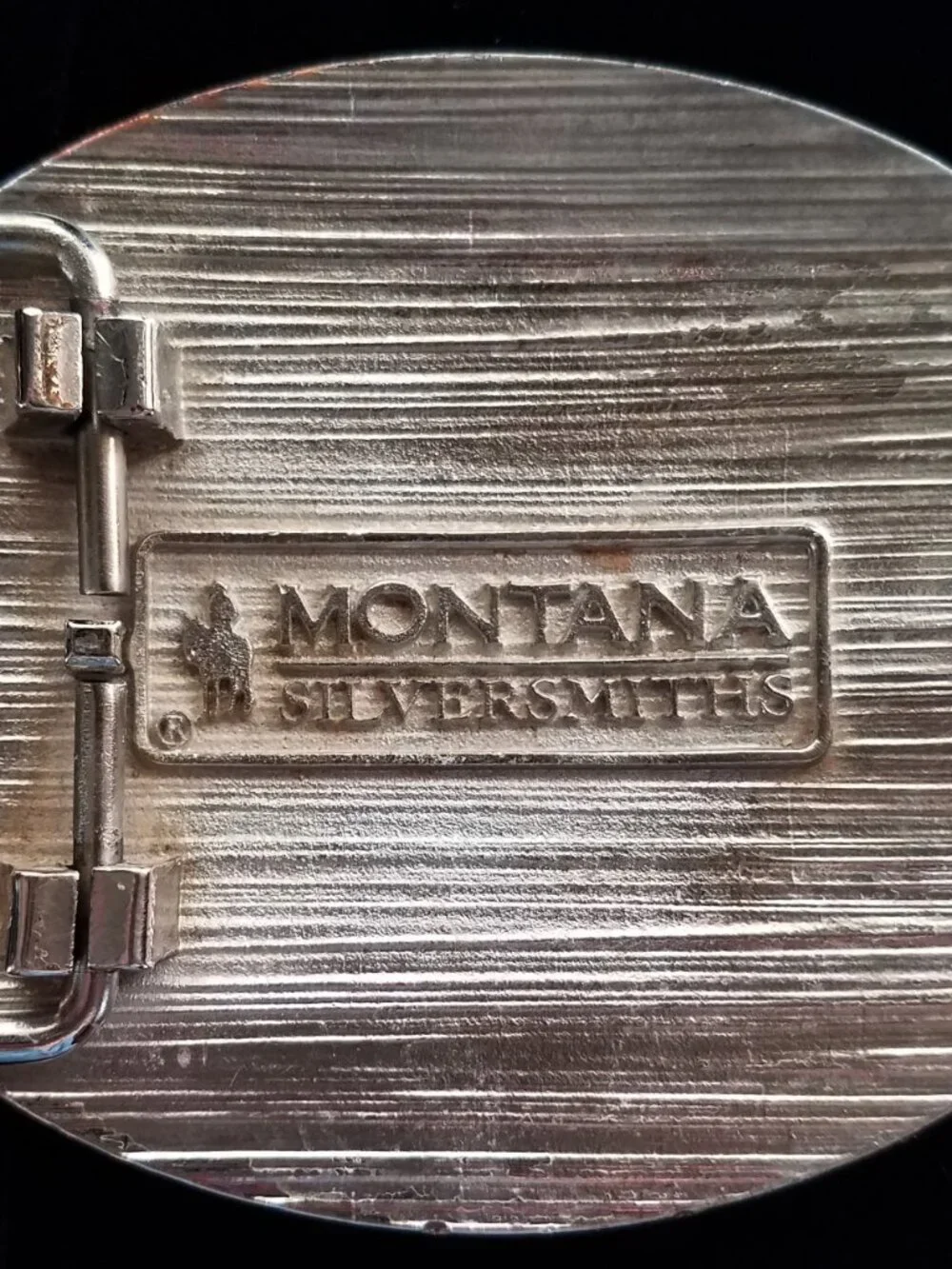 Montana Silversmiths Ornate Silver Praying Cowboy Western Attitude Belt Buckle